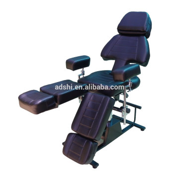 New Professional Hydraulic Facial Bed Spa Table Tattoo Salon Chair Black